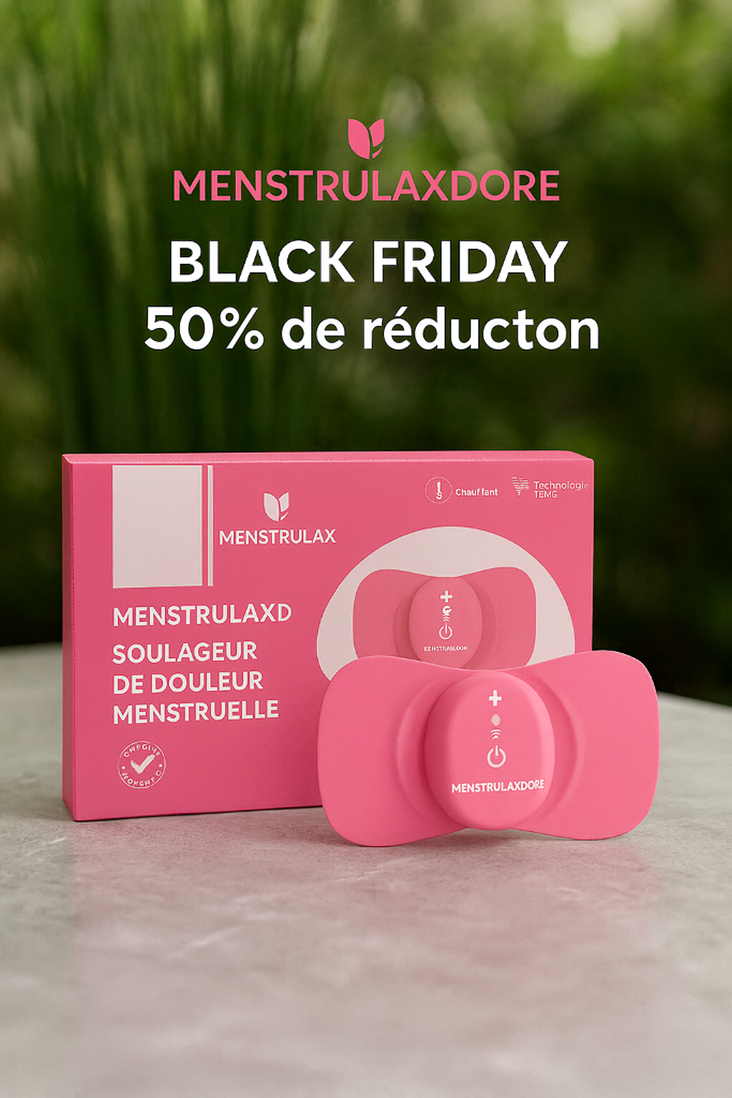 Menstrulaxdore : 🔥 Patch Chauffant & Massant Menstrulaxdore – Soulagement Instantané, Confort Absolu