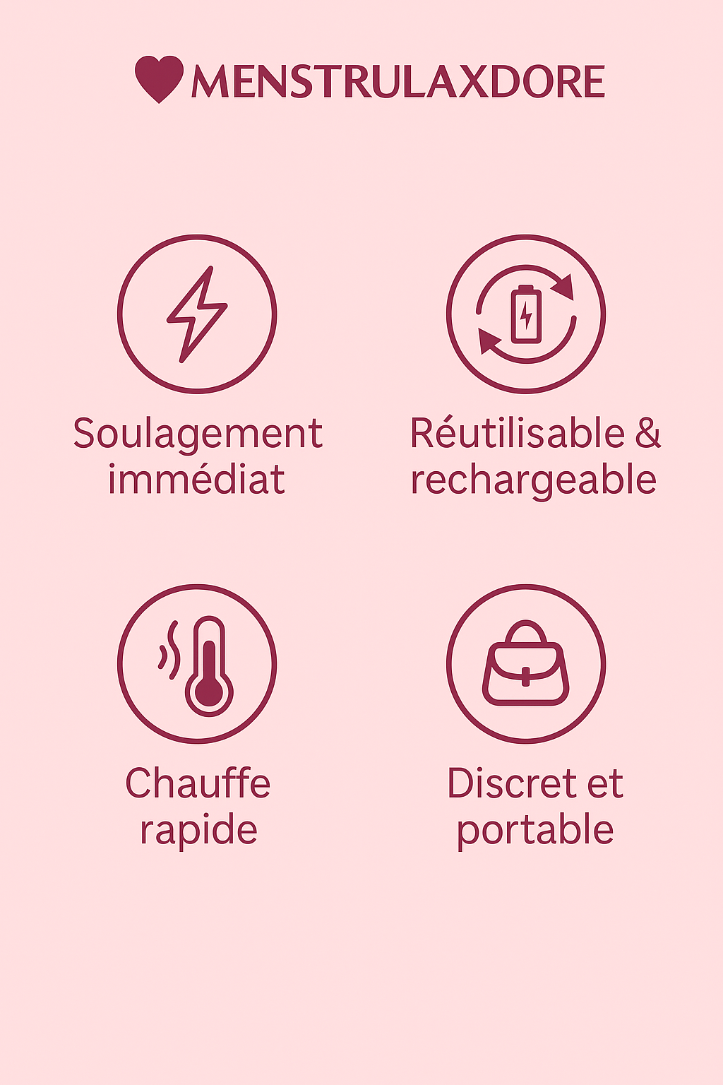 Menstrulaxdore : 🔥 Patch Chauffant & Massant Menstrulaxdore – Soulagement Instantané, Confort Absolu